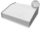 Carcasă desktop aluminiu 1456FE2BKBU 165mm x 140mm x 51mm
