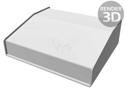 Carcasă desktop aluminiu 1456FE2BKBU 165mm x 140mm x 51mm foto