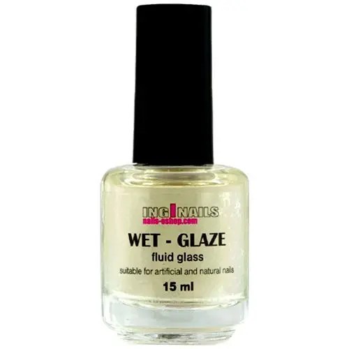 Wet Glaze 15ml - Top coat pentru luciu intens Inginails