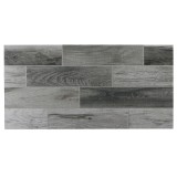 Gresie exterior / interior portelanata Veranda, 30 x 60 cm, gri, mata, antiderapanta, imitatie lemn