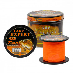 Fir Carp Expert UV Fluo-Orange 1000m Cutie Metalica, Lungime 1000m, Diametru 0.30mm, Rezistență 12.1