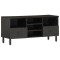 Gossi comoda tv, negru, 100x33x46 cm, lemn masiv de mango