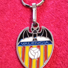 Breloc metalic fotbal - FC VALENCIA (Spania)