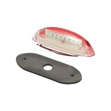Lampa de pozitie LED rosu-alb 125 mm, 12-24V, Breckner Germany