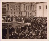 HST P1545 Poză manifestație antirevizionistă Oradea anii 1930