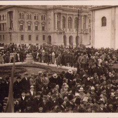 HST P1545 Poză manifestație antirevizionistă Oradea anii 1930
