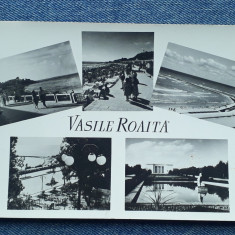 376 - Vasile Roaita / vedere multipla , mozaic / carte postala RPR necirculata