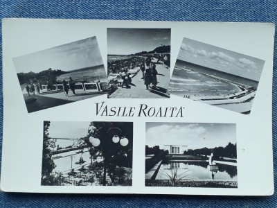 376 - Vasile Roaita / vedere multipla , mozaic / carte postala RPR necirculata foto
