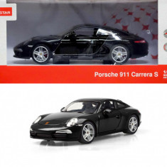 Masinuta Metalica Porsche 911 Negru, Scara 1:24