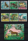 COMORE 1977 - Fauna, animale pe cale de disparitie/ serie completa + bloc