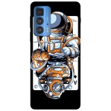 Husa compatibila cu Motorola Edge 20 Lite model Masters of sea and space, Silicon, TPU, Viceversa, Transparent, Carcasa