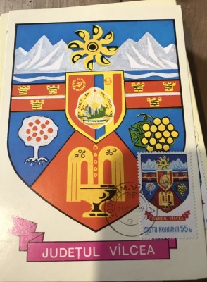 CPIF Stema cu timbru al Judetului Valcea foto