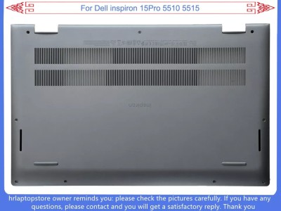 Carcasa inferioara bottom case Laptop, Dell, Inspiron 15 5510, 5515, 5518, P106F, 06W5VK, 6W5VK, 03KRDJ, 3KRDJ, 460.0MZ0T.0014, gri foto