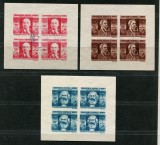 1945 , Lp 173 b , Confederatia Generala a Muncii , bl. nedantelate - circulate, Stampilat