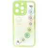 Husă iPhone 13 Pro Verde TPU Smiley Chain Premium