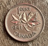 C50 - Moneda foarte veche - Canada - 1 cent - 1941
