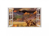 Cumpara ieftin Sticker decorativ cu Dinozauri, 85 cm, 4236ST