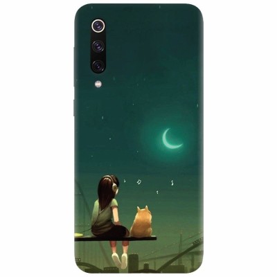 Husa silicon pentru Xiaomi Mi 9, Cat And Girl foto