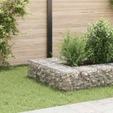 Gabion cub strat &icirc;nălțat, 30 x 30 x 30 cm, s&acirc;rmă de oțel