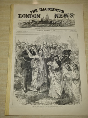 The illustrated London News - 11 decembrie 1875 - stiri,gravuri,frumos ilustata foto