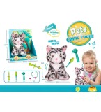 Pisica de Plus Set Doctor Jucarie 18cm Accesorii Medicale Cadou Copii
