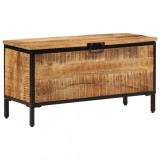 Cumpara ieftin Ladă de depozitare, 82x30x43 cm, lemn masiv de mango brut