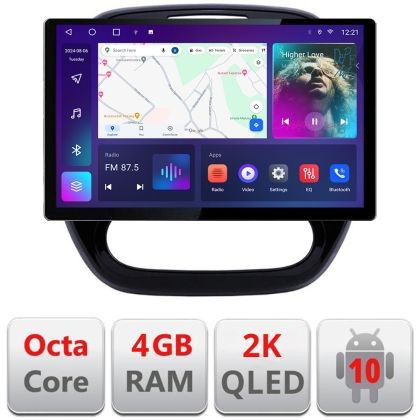 Navigatie dedicata Edonav Renault Captur 2013-2020, Ecran 2K QLED 13&quot;,Octacore,4Gb RAM,32Gb Hdd,4G,360,DSP,Carplay,Bluetooth CarStore Technology