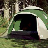Cort de camping cupola 3 persoane, setare rapida, verde GartenMobel Dekor, vidaXL