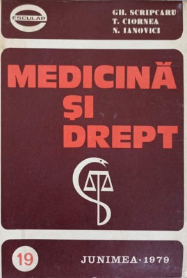 MEDICINA SI DREPT-GH. SCRIPCARU, T. CIORNEA, N. IANOVICI-148368 foto