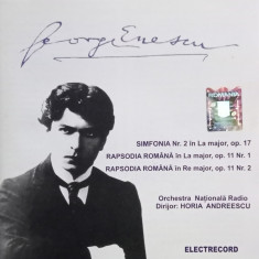 CD George Enescu – Simfonia Nr. 2 În La Major Op. 17 Rapsodia Romana