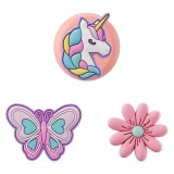 Husa OEM Butterfly pentru Apple AirTag, Set 3 bucati, Multicolor