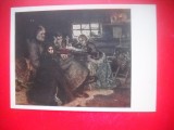 HOPCT 23591 MENSHIKOV IN MESTECANIS- 1883- V I SURIKOV 1848- 1916 -- RUSIA --MUZEE - CP PICTURA --NECIRCULATAMUNTII