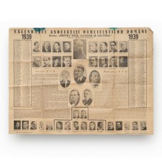 Calendarul Asociației Publiciștilor Rom&acirc;ni, 1939