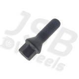 Prezon janta aliaj negru M14x1.5 35 mm pentru VW, Seat, Skoda, Audi, Mercedes