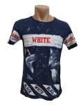 Tricou barbatesc imprimeu lupi - L