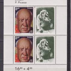 POLONIA PABLO PICASSO MI:BLOCK 84 MNH