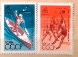 Cumpara ieftin Rusia 1969 sport, volei si caiac canoe , serie 2v. Nestampilata