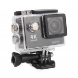 Camera video sport Eken H9+, 12 MP, 4K, Display 2 inch, Wi-Fi, Waterproof 30m/adancime, Unghi filmare 170&ordm;, Idela pentru sporturi extreme, Negru
