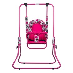 Leagan pentru copii, AppeKids, pentru interior si exterior, Pink Flowers foto