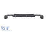 Difuzor tip S3 potrivit pentru bara de protectie spate standard a Audi A3 Sportback 2017-2020 -oo--oo- Performance AutoTuning