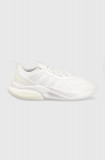 Adidas sneakers pentru alergat AlphaBounce + culoarea alb HP6143