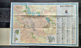 Bucuresti Harta turistica 1957
