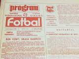 Program turneu fotbal DINAMO Bucuresti,HEART,LIEGE,BRIGHTON (02.-03.08.1990)