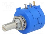 Potenţiometru: axial multitură 20k&Omega; 2W &plusmn;5% 6,35mm lineare