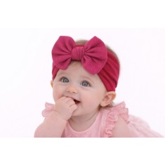 Bentita mov lata cu funda striata aplicata