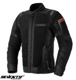 Cumpara ieftin Geaca (jacheta) barbati pentru scuter - motocicleta Touring Seventy vara model SD-JT56 culoare: negru Negru 4XL
