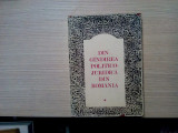 DIN GINDIREA POLITICO-JURIDICA DIN ROMANIA - Ioan Ceterchi - 1974, 395 p., Alta editura