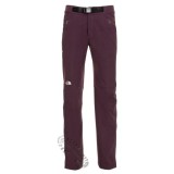 Pantaloni Dama The North Face Cotopaxi W Pant Baroque Purple M, Alpinism, Drumetii, Softshell, Rezistenti Vant/Apa