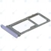 Samsung Galaxy A8 2018 (SM-A530F), Galaxy A8 Plus 2018 (SM-A730F) Tavă Sim 2 + tavă microSD gri orhidee GH98-42519B