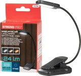 Lampa Strend Pro, na č&iacute;tanie knihy, LED, USB, 24 lm, 3 farebn&eacute; odtiene, stmievateľn&aacute;, nab&iacute;jateľn&aacute;